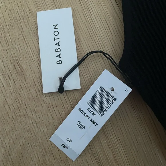 NWT Babaton Sculpt Knit Mockneck Tank - S - Picture 6 of 6